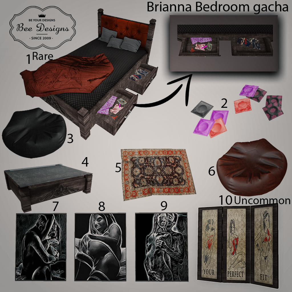 Bee Designs – Brianna Bedroom Gacha