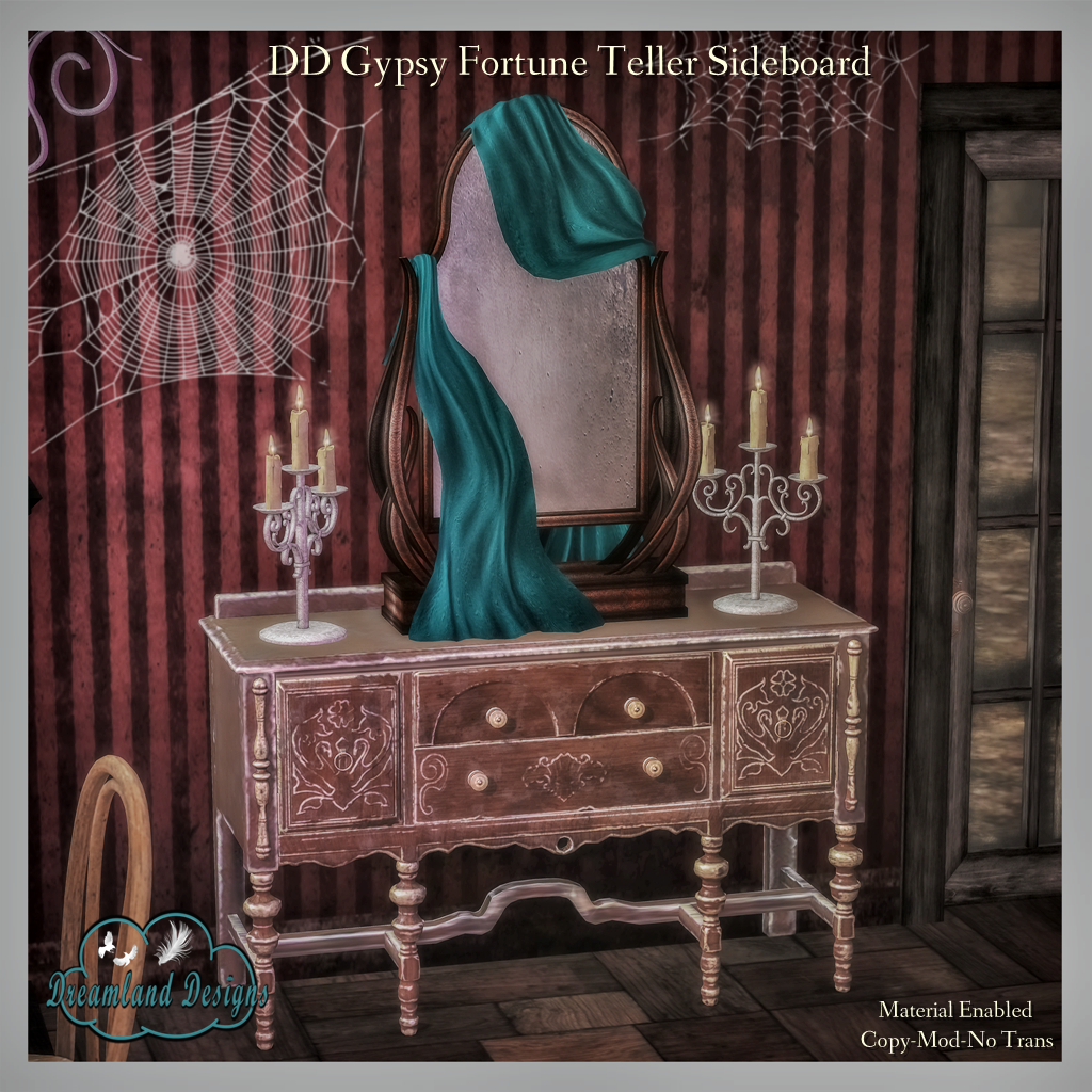 Dreamland Designs – Gypsy Fortune Teller Sideboard Set