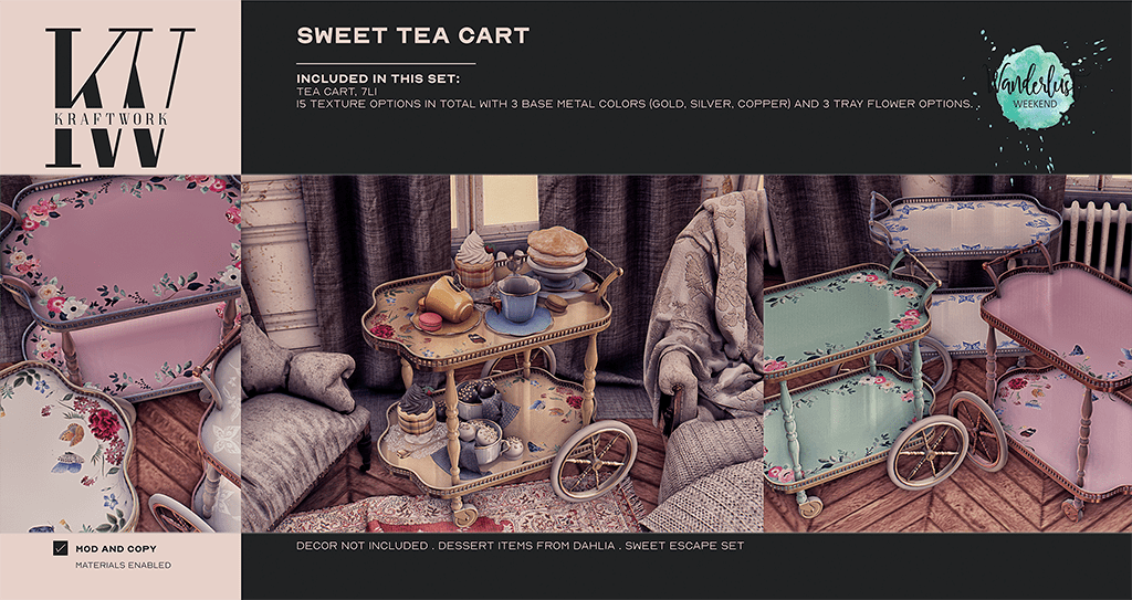 KraftWork - Sweet Tea Cart | Love to Decorate