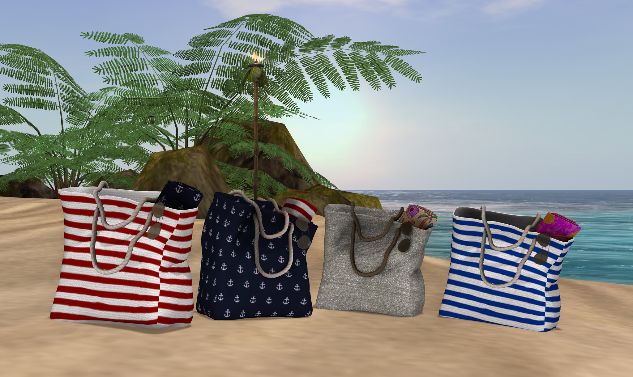 The Green Door – Beach Bags