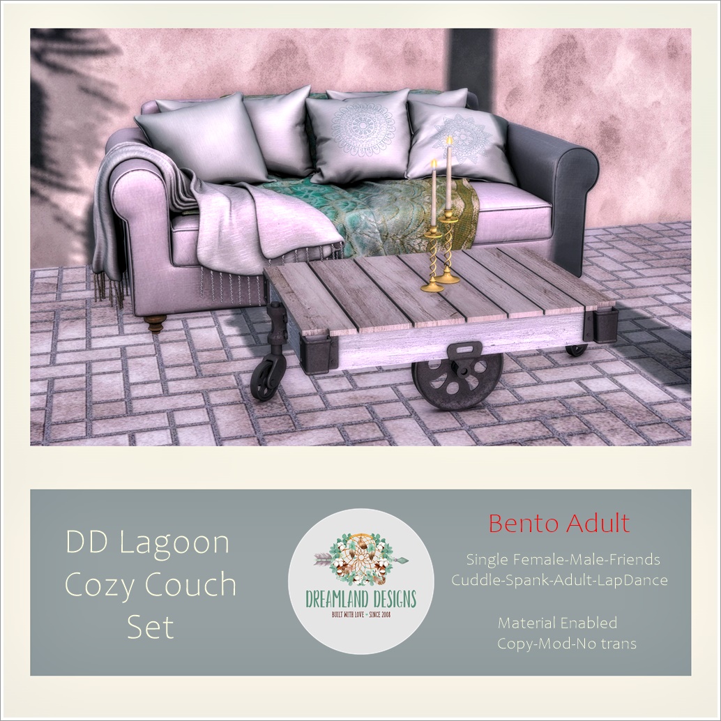 Dreamland Designs – Lagoon Cozy Couch Set