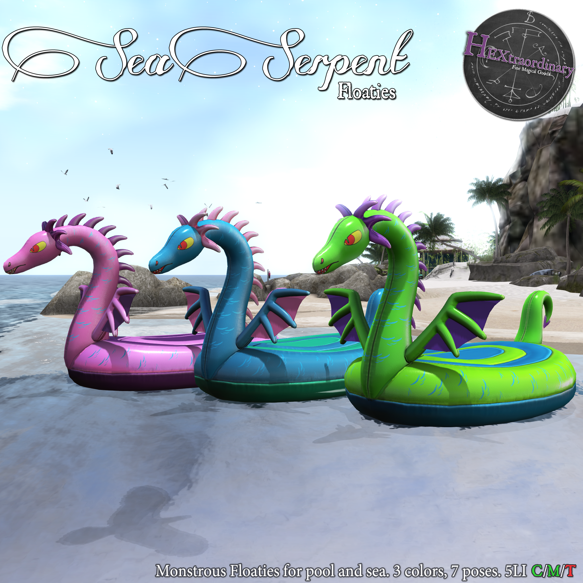 HEXtraordinary – Sea Serpent Floaties