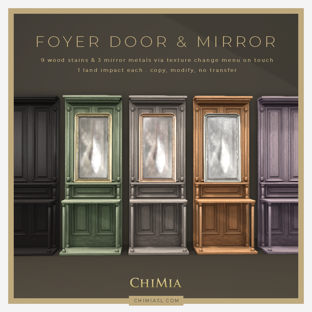 ChiMia – Foyer Door & Mirror