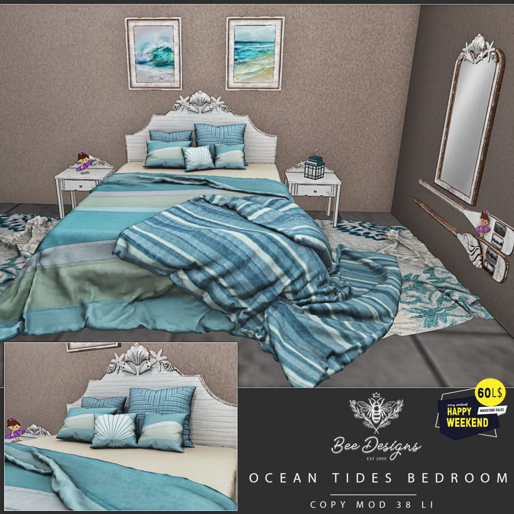 Bee Designs – Ocean Tides Bedroom