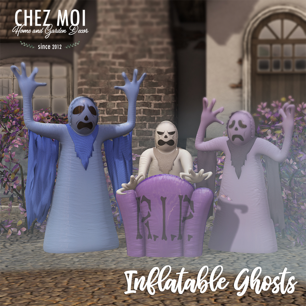 Chez Moi – Inflatable Ghosts Decor