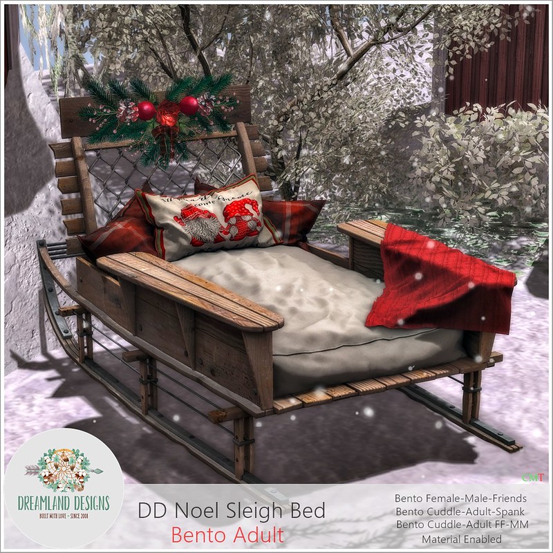 Dreamland Designs – Noel Sleigh Bed Adult