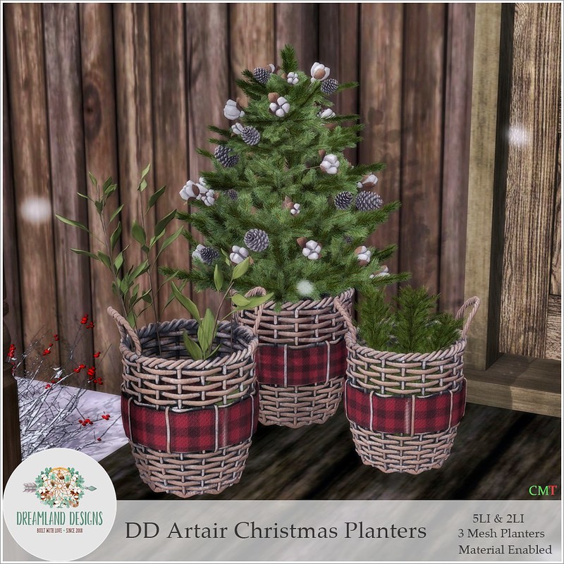 Dreamland Designs – Artair Christmas Planters