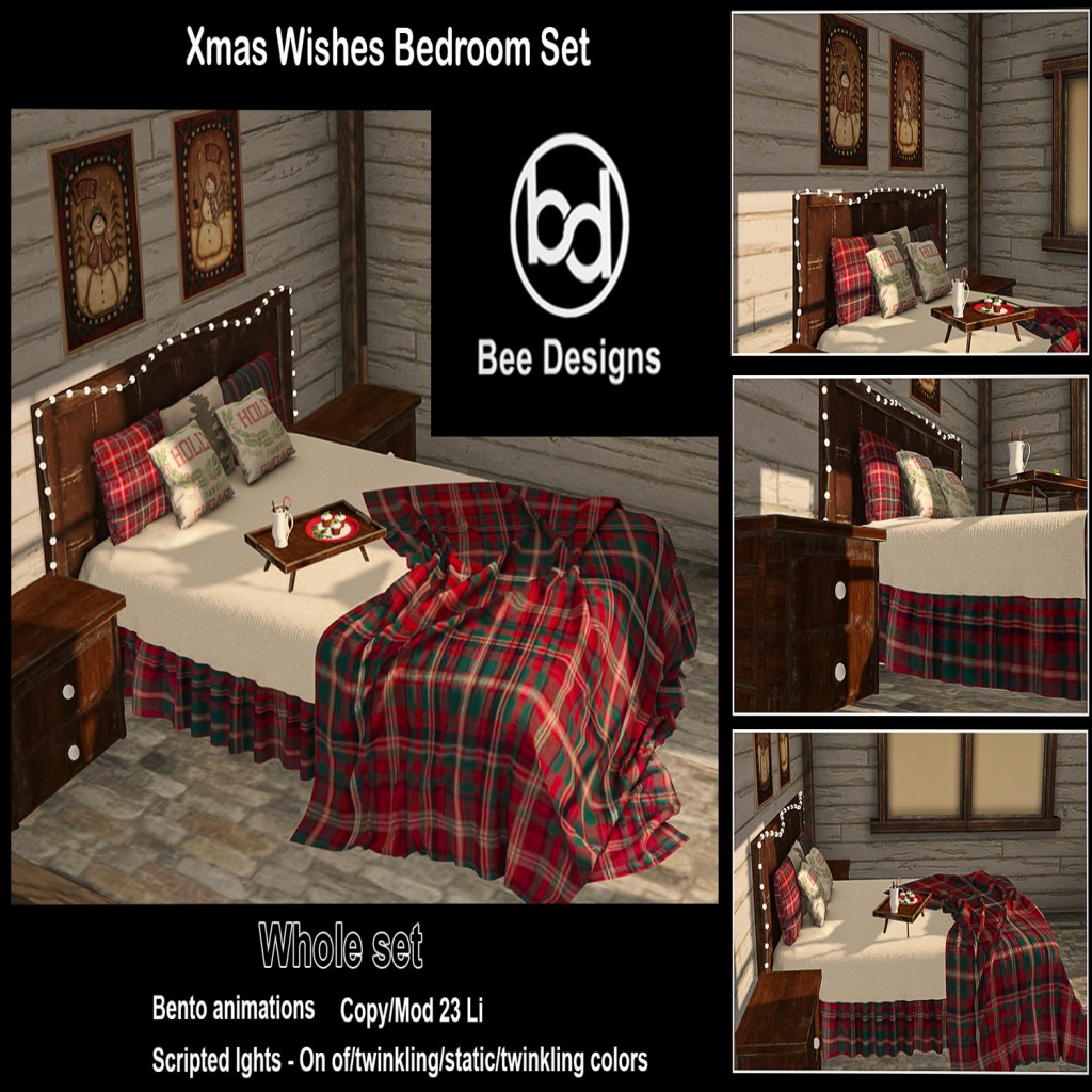 Bee Designs – Xmas Wishes Bedroom Set