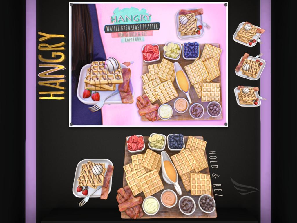 Hangry – Waffle Breakfast Platter