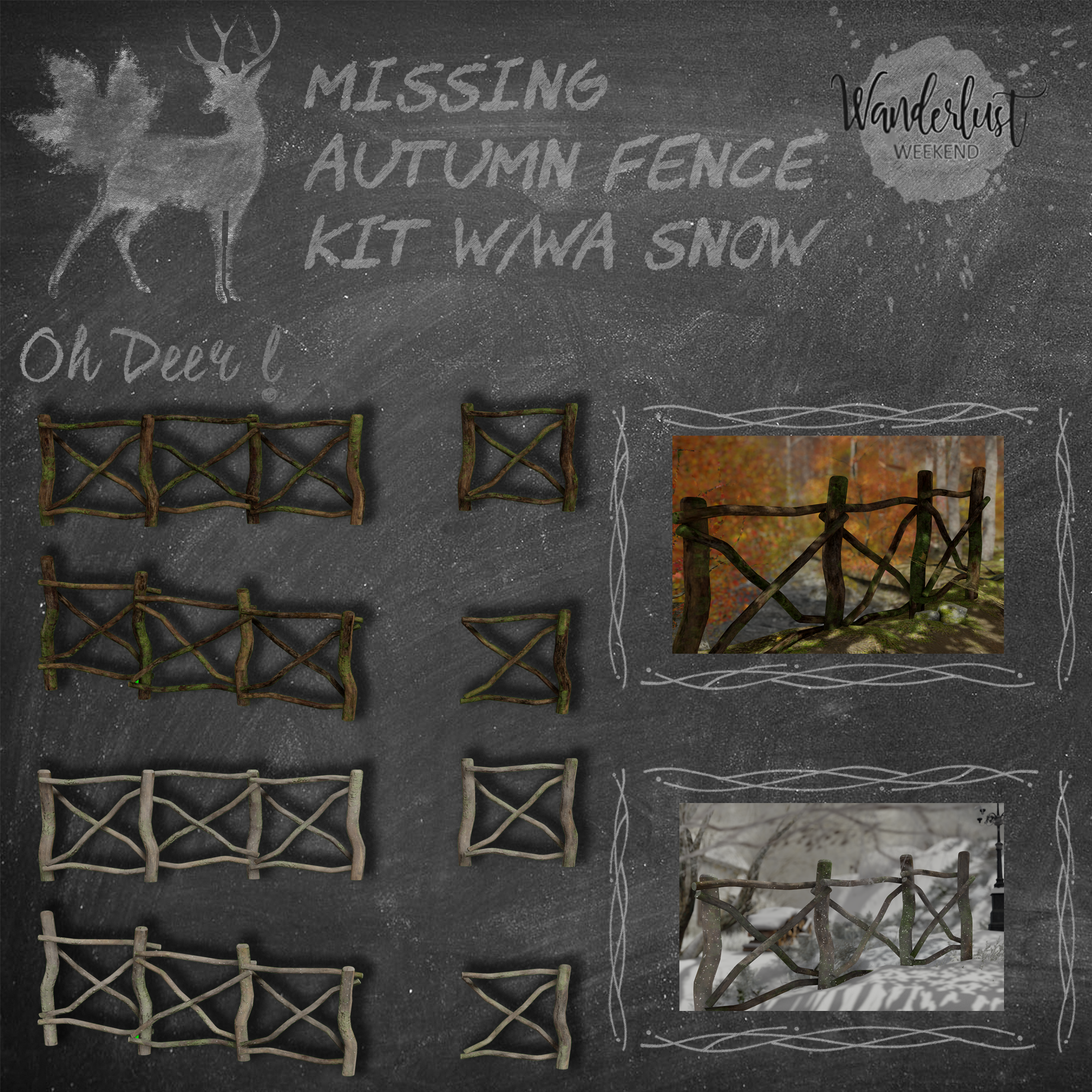 Oh Deer – Missing Autumn Fence Kit