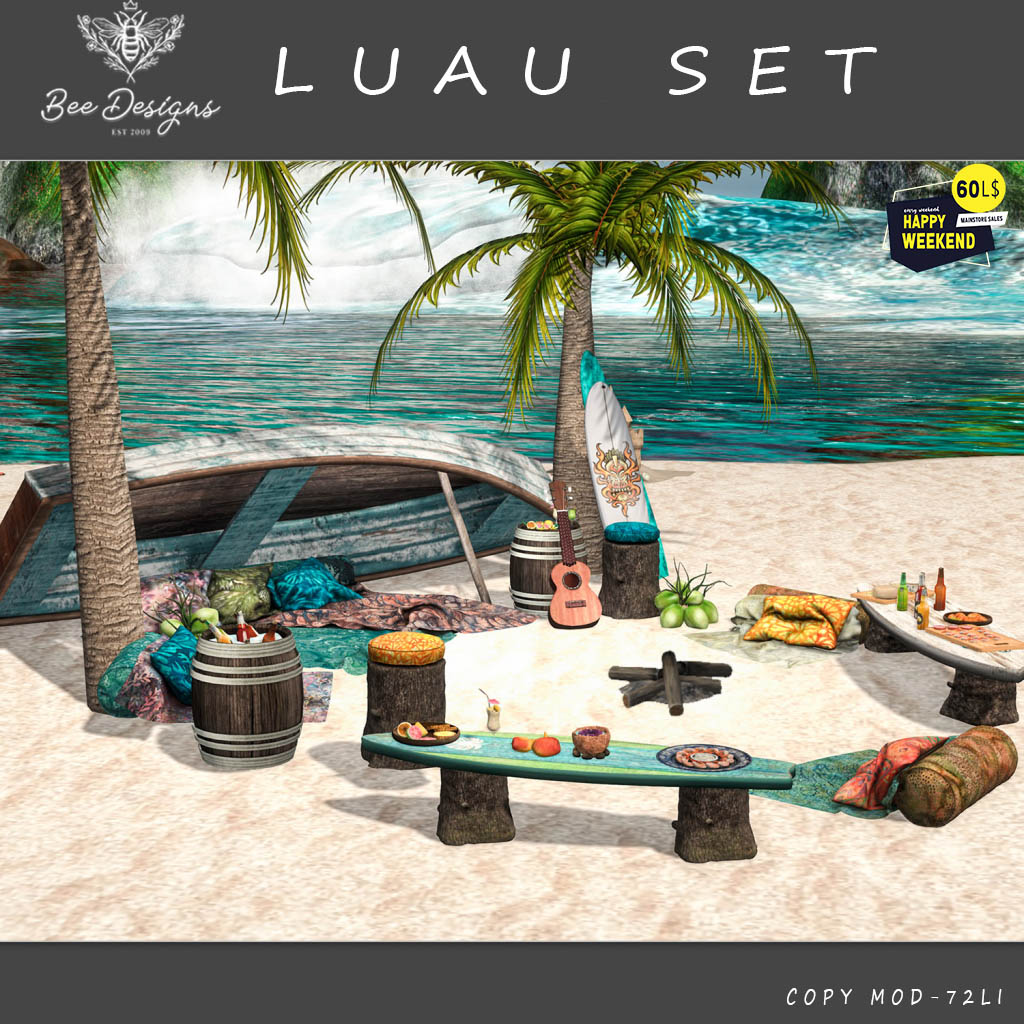 Bee Designs – Luau Set