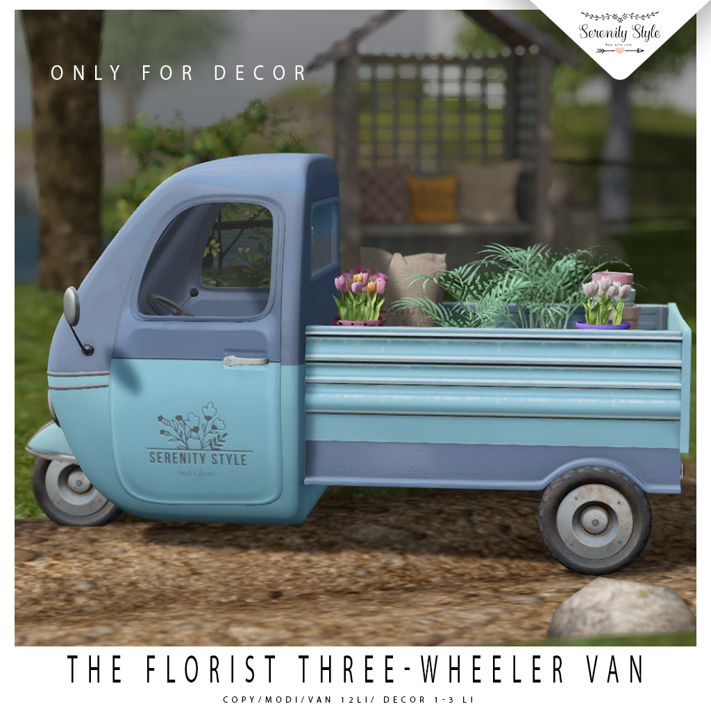 Serenity Style – The Florist Three-Wheeler Van