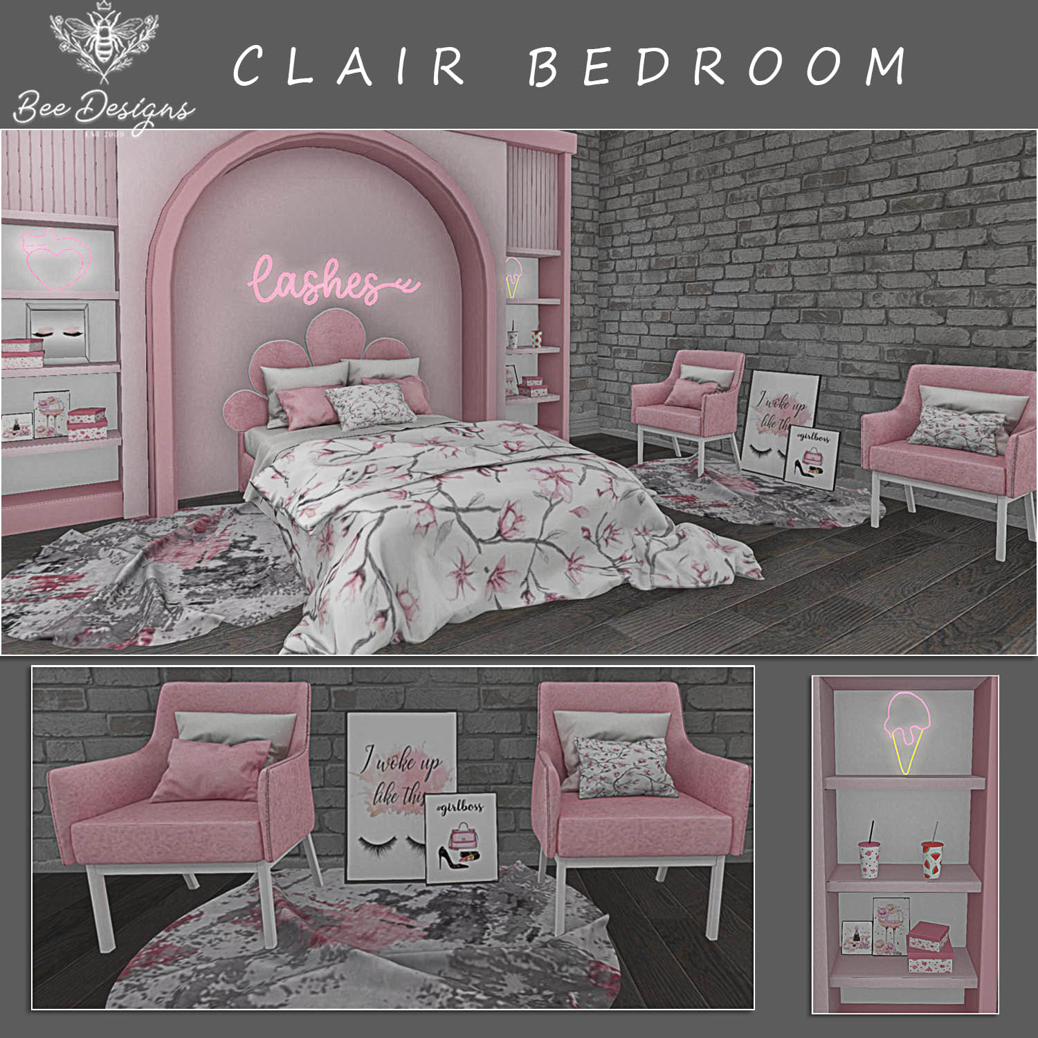 Bee Designs – Clair Bedroom