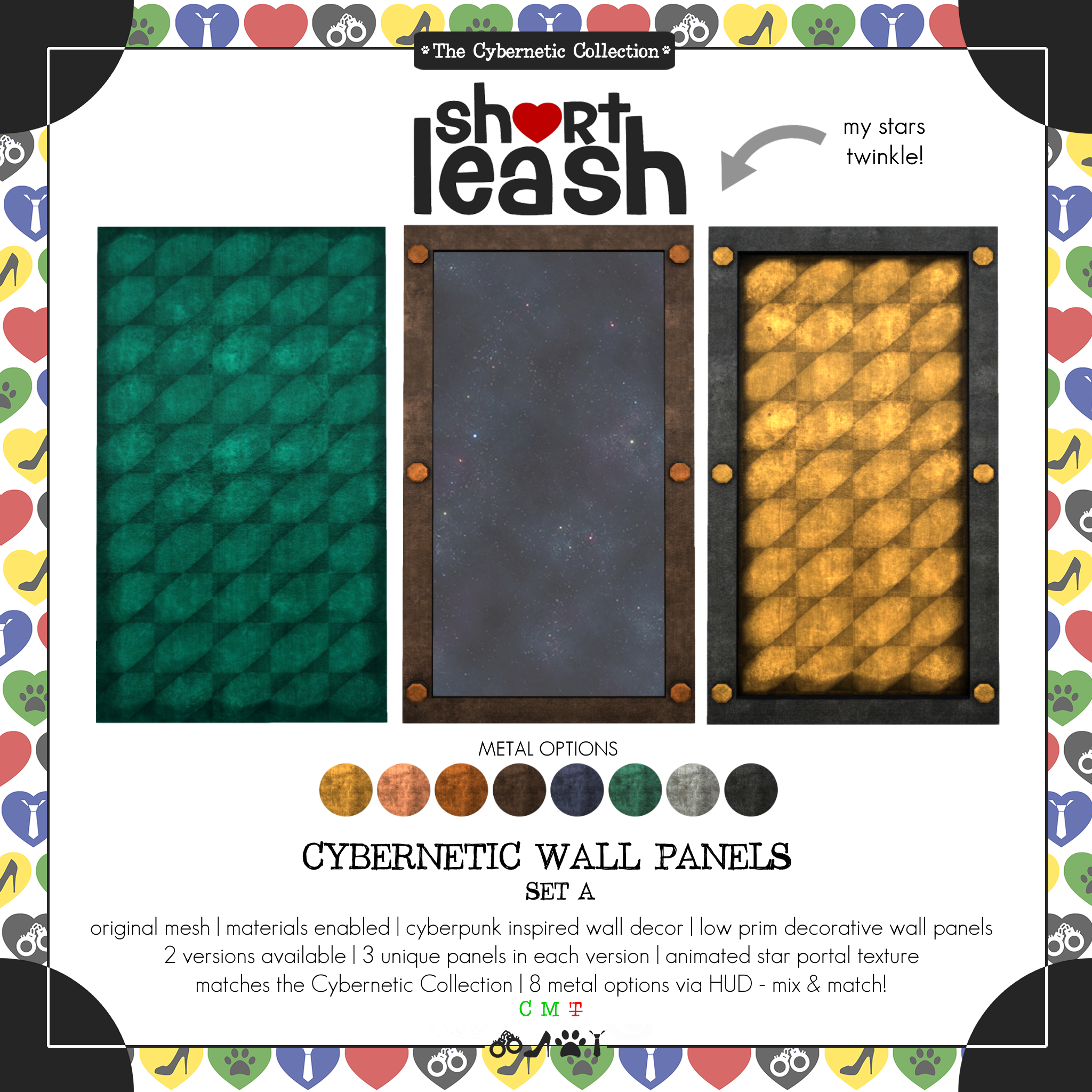 Short Leash – Cybernetic Wall Panels