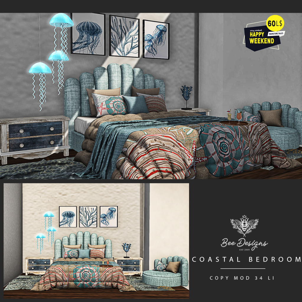 Bee Designs – Coastal Bedroom