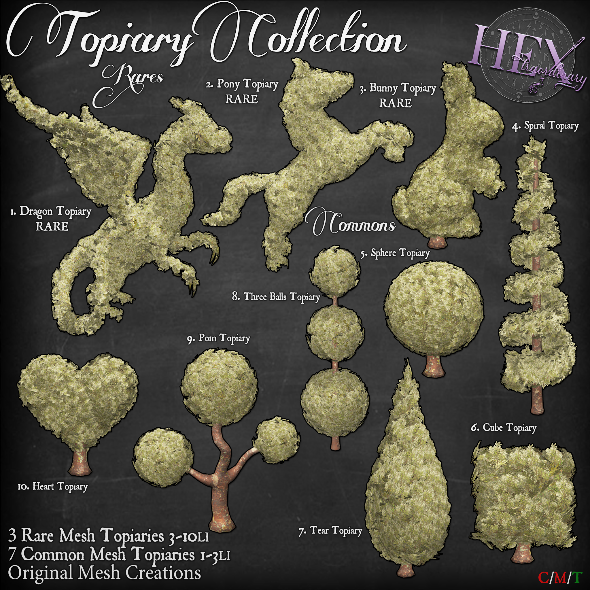 HEXtraordinary – Topiary Collection