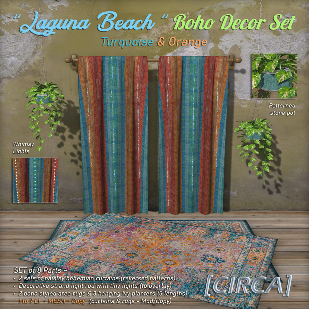 [CIRCA] – Laguna Beach Boho Decor Set