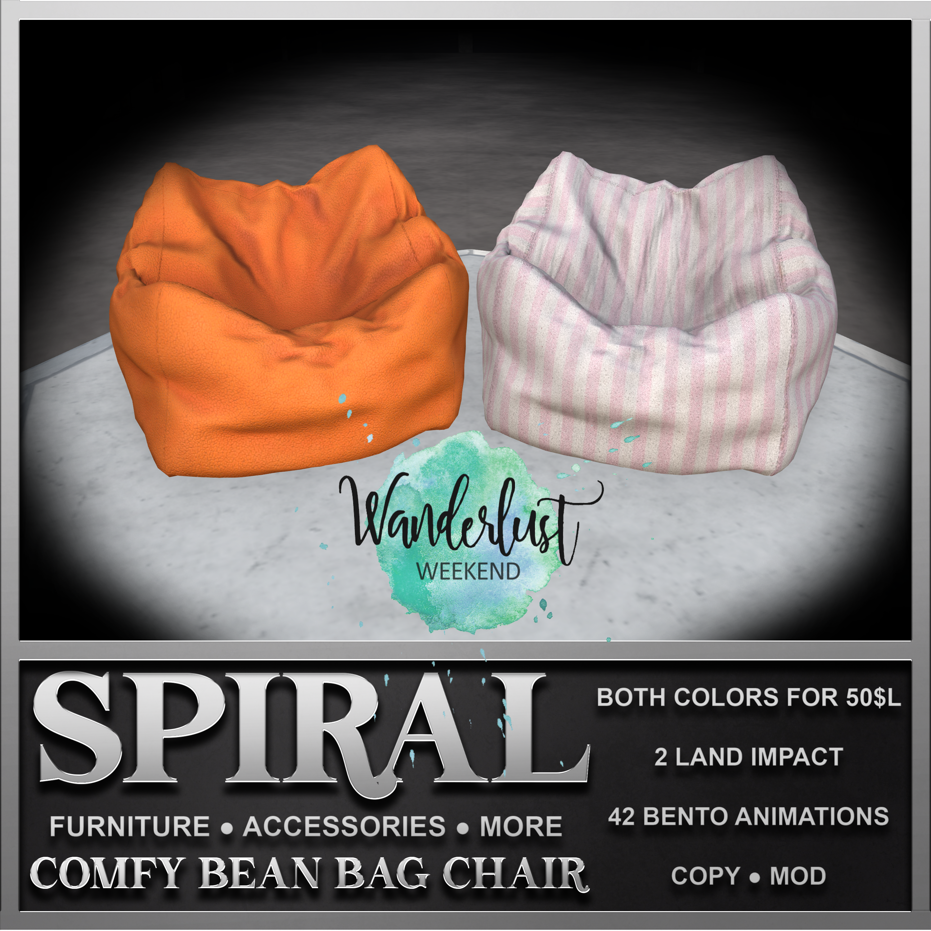 Spiral – Comfy Bean Bag Chairs