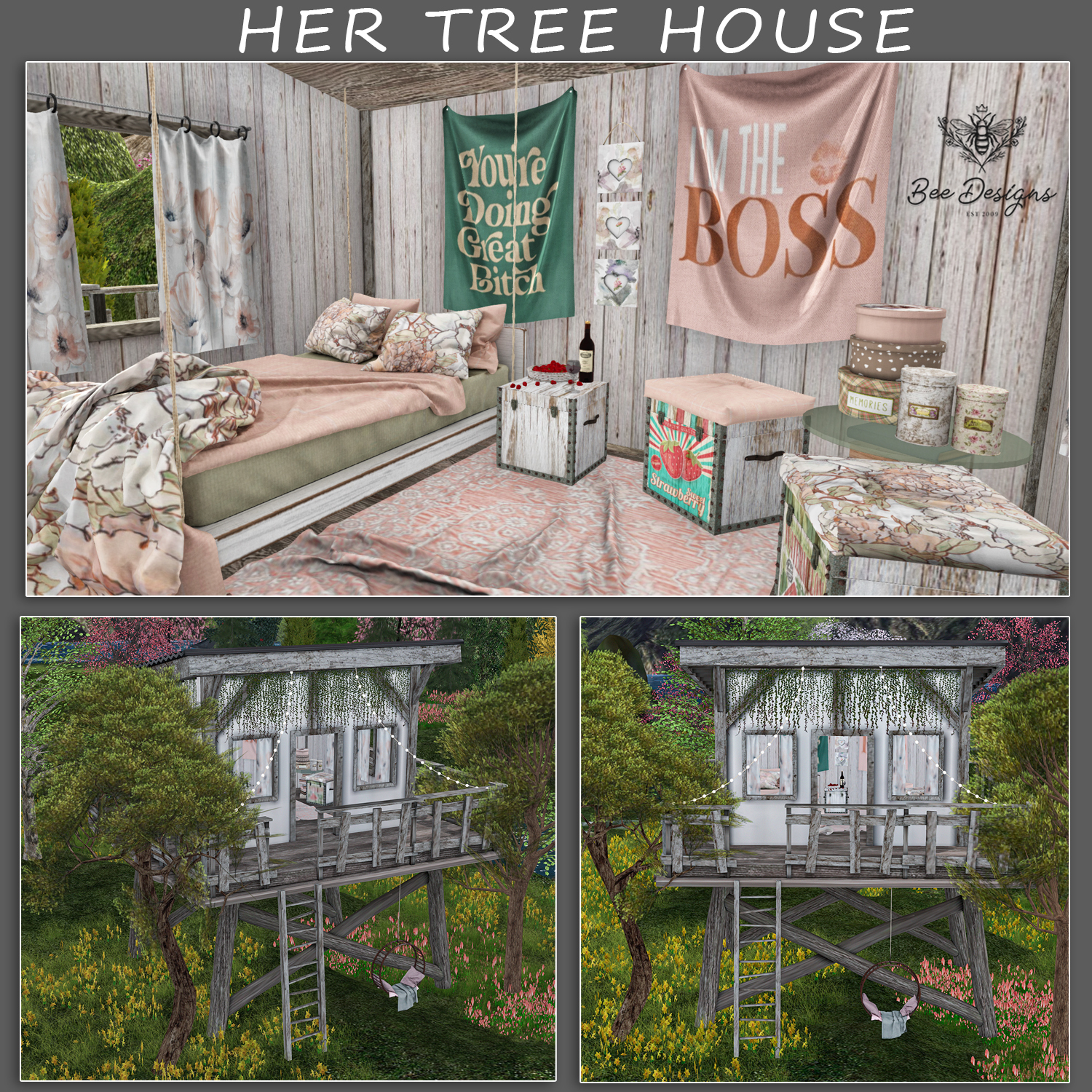 Bee Designs – Her Tree House