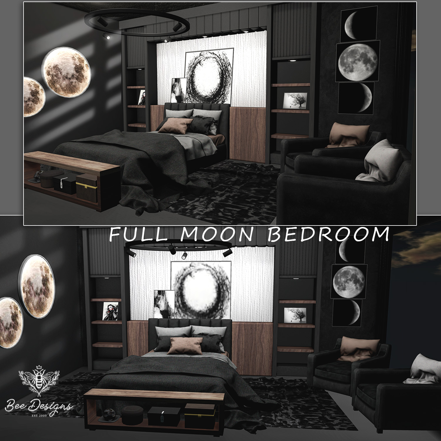 Bee Designs – Full Moon Bedroom