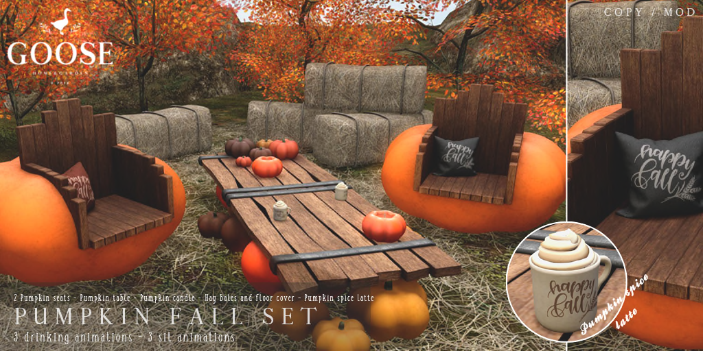 Goose – Pumpkin Fall Set