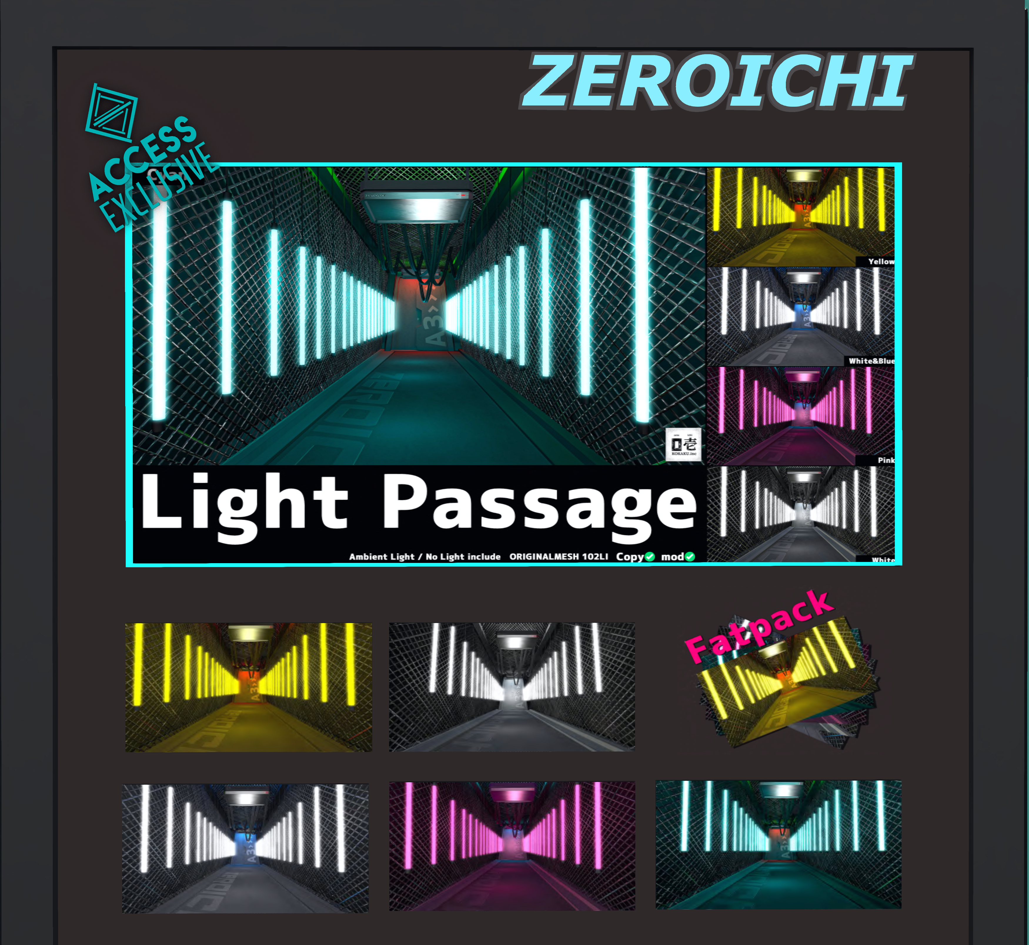 Zeroichi – Light Passage Backdrop