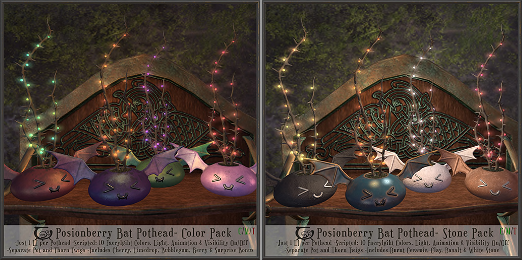 Cerridwen’s Cauldron – Poisonberry Bat Potheads