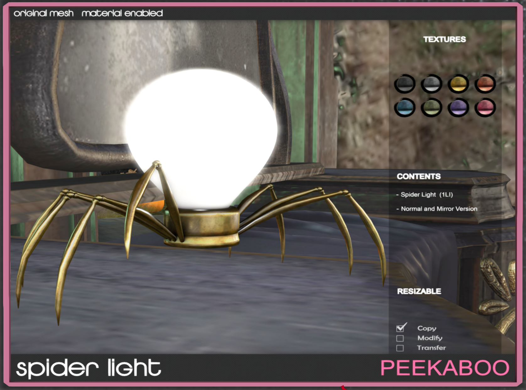 Peekaboo – Spider Light