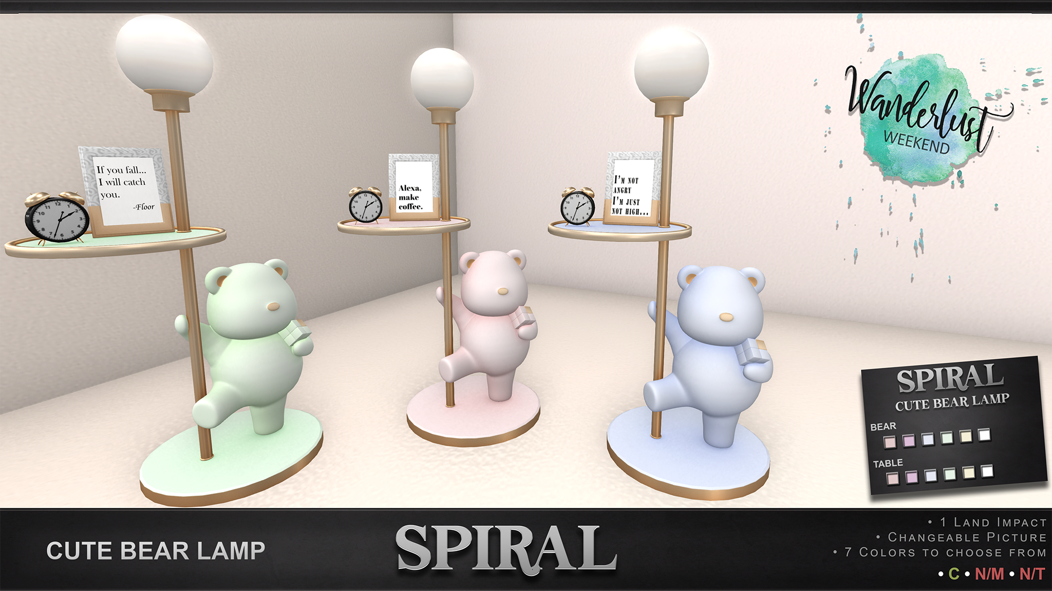 Spiral – Cute Bear Lamp