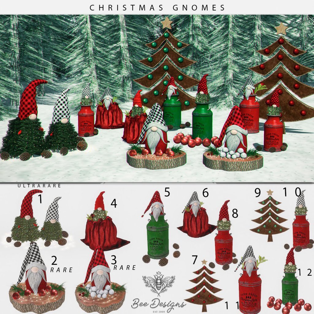 Bee Designs – Christmas Gnomes