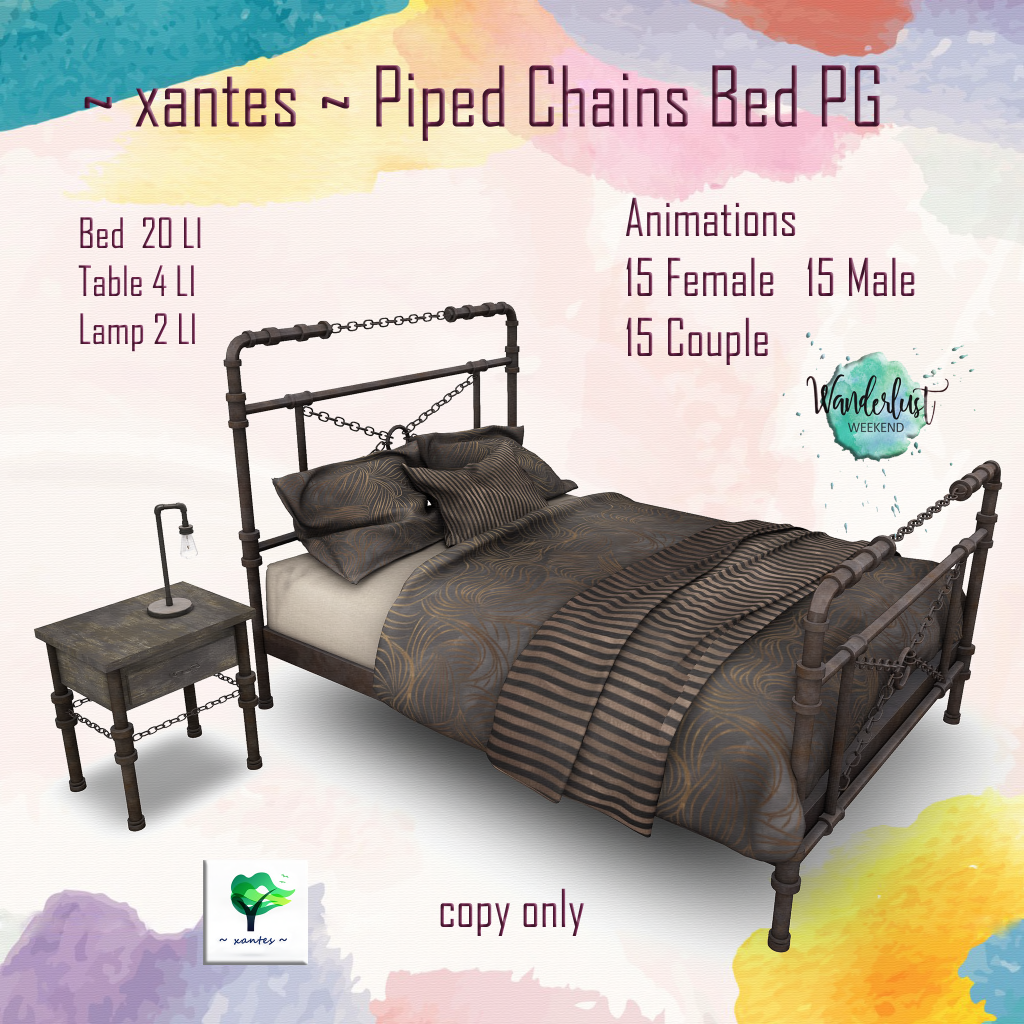 Xantes – Piped Chains Bed