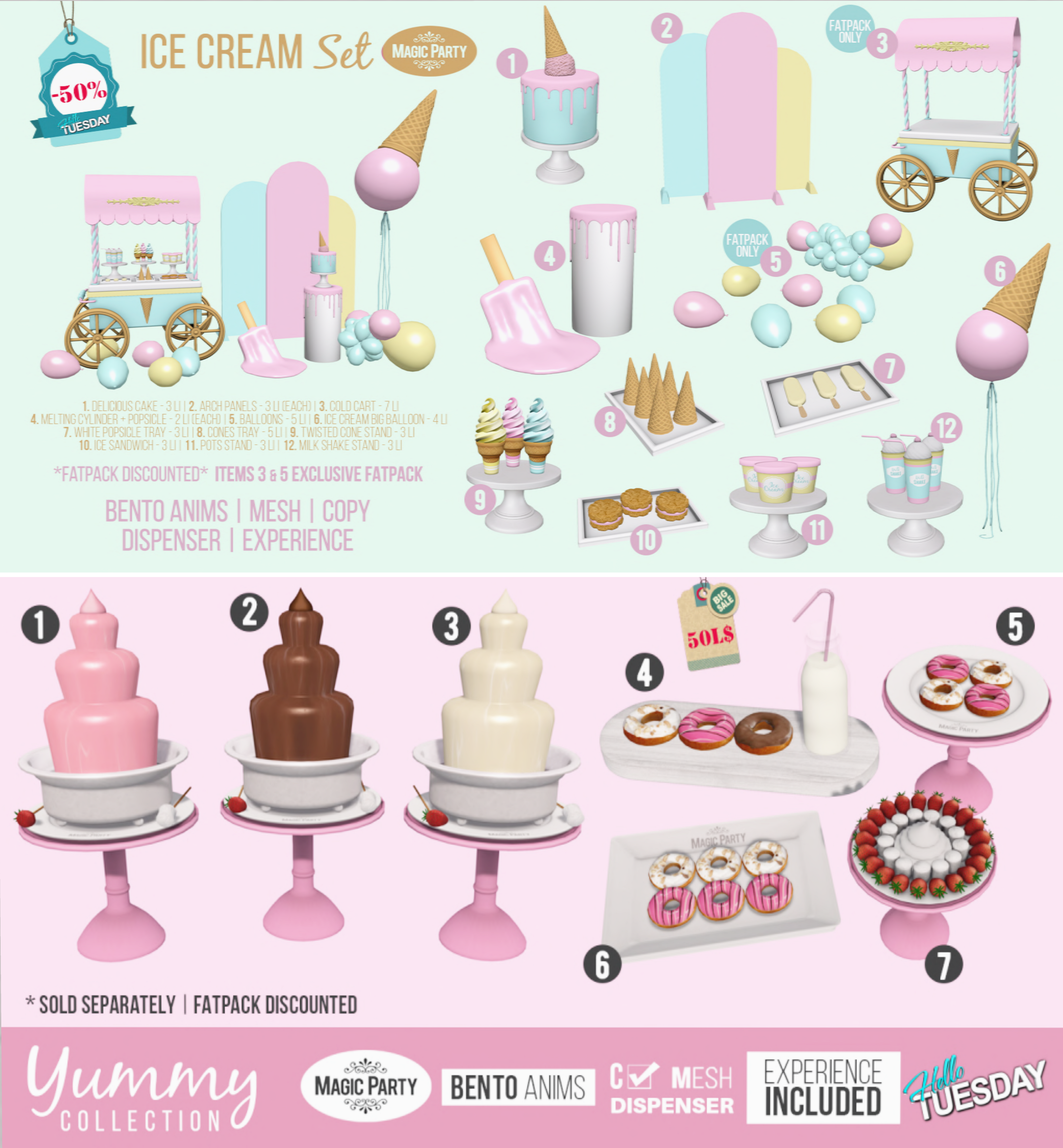 Magic Party – Ice Cream Set & Yummy Collection