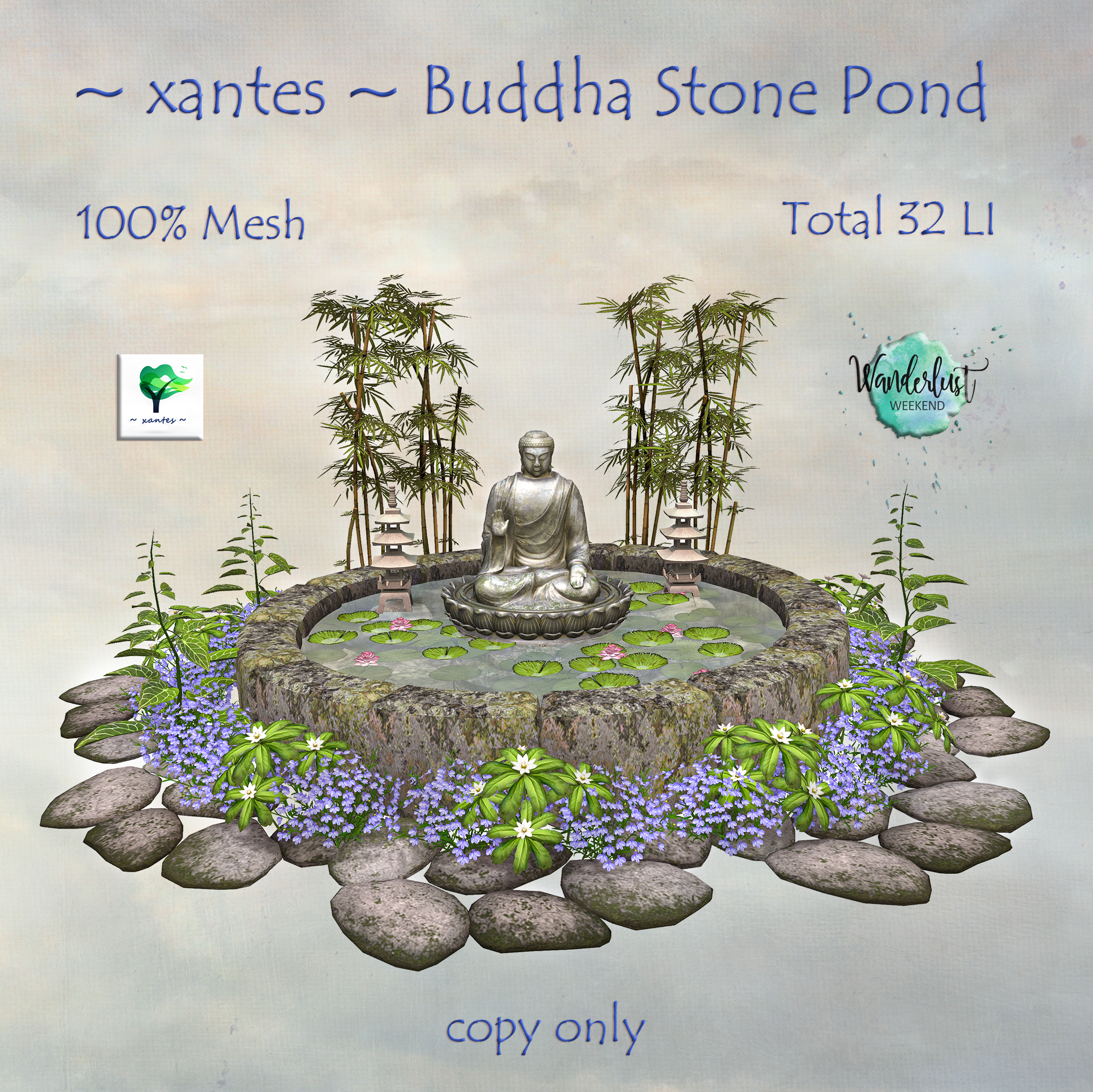 Xantes – Buddha Stone Pond