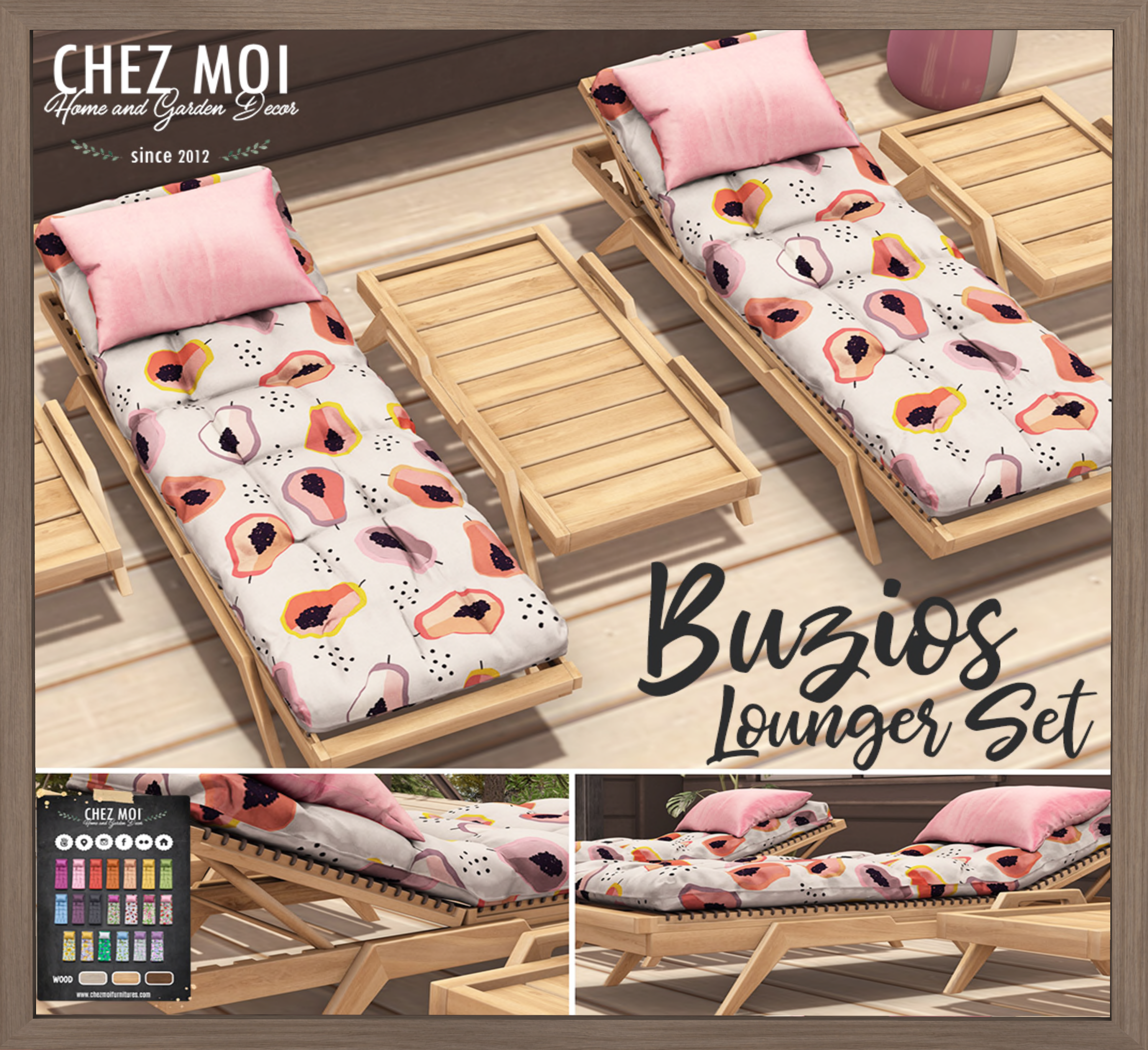 Chez Moi – Buzios Lounger Set