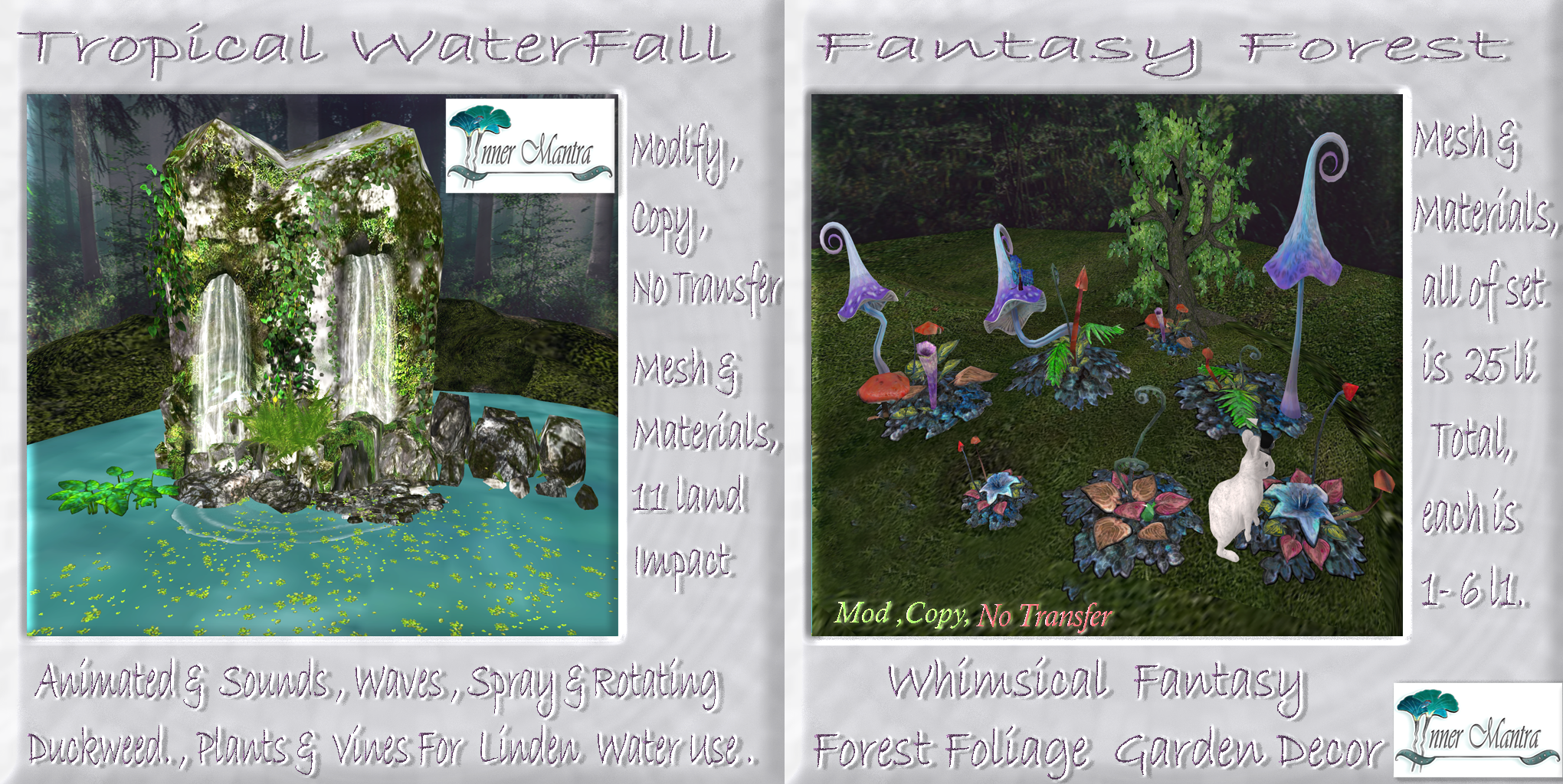 Inner Mantra – Tropical Waterfall & Fantasy Forest