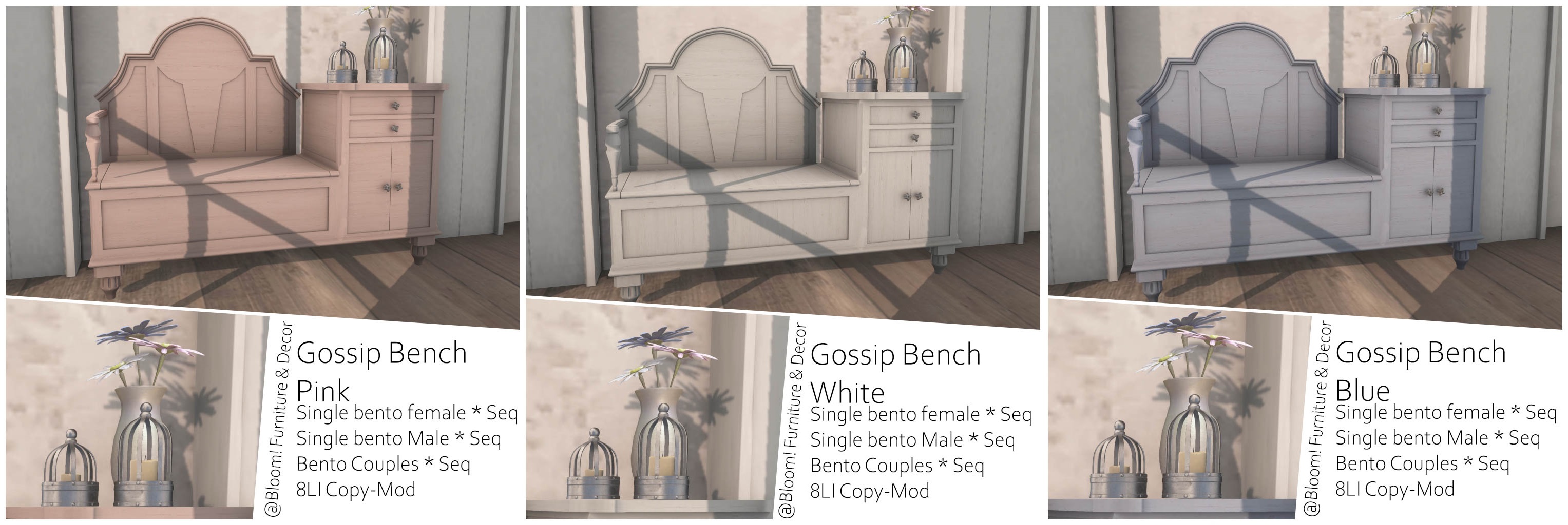 Bloom – Gossip Bench