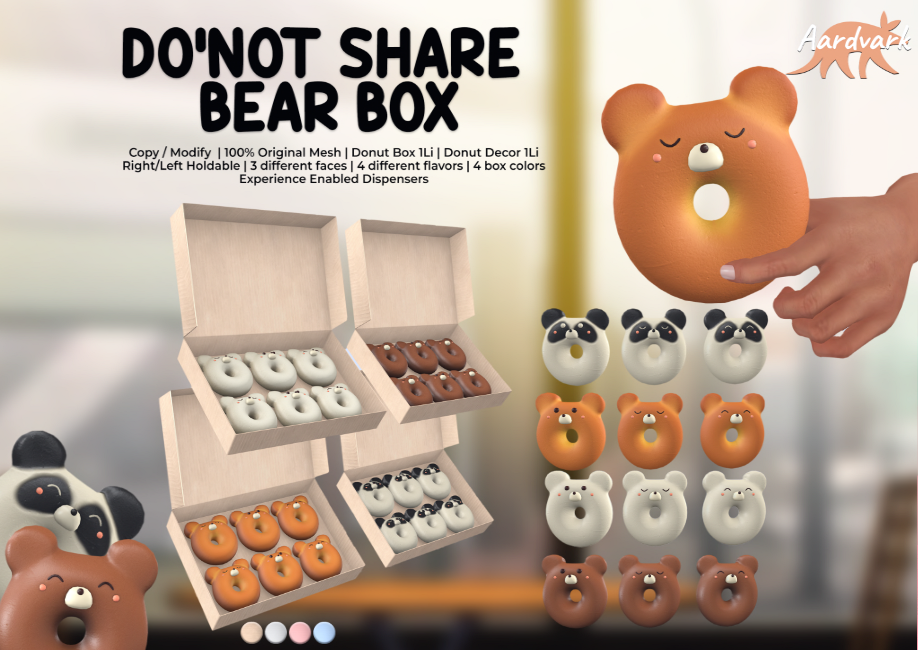 Aardvark – Do’Not Share Bear Box