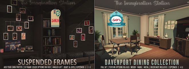 The Imagination Station – Suspended Frames & Davenport Dining Collection