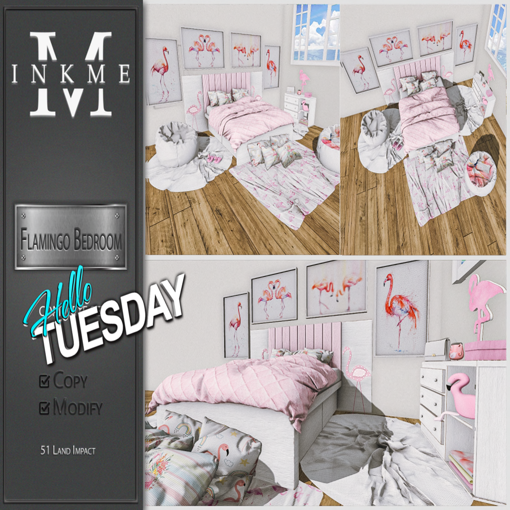 Ink Me – Flamingo Bedroom & Aloha Beach Pergola