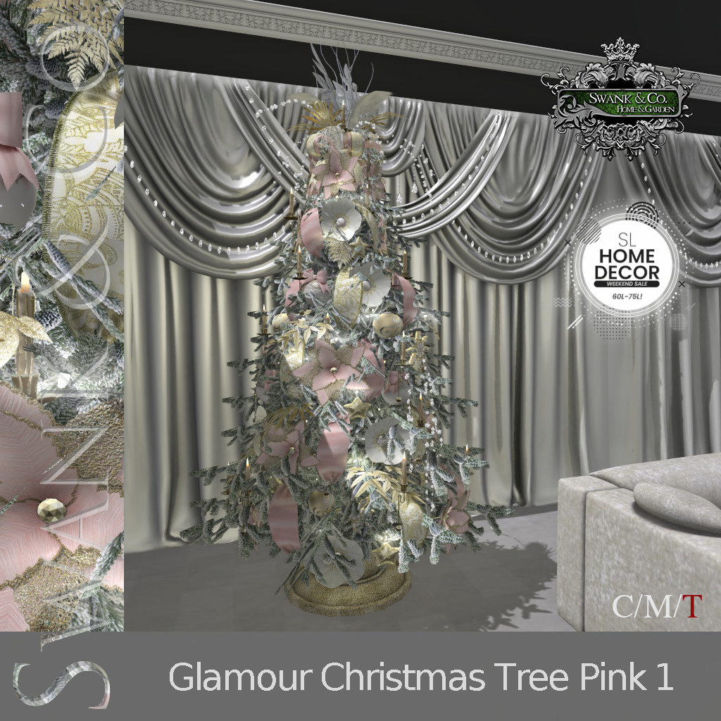 Swank & Co. – Christmas Tree and Urns