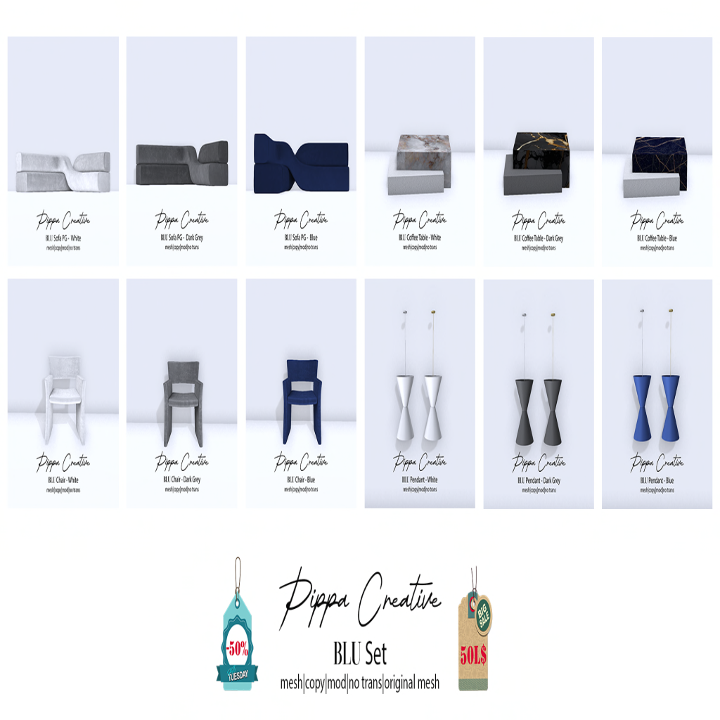 Pippa Creative – Blu Collection