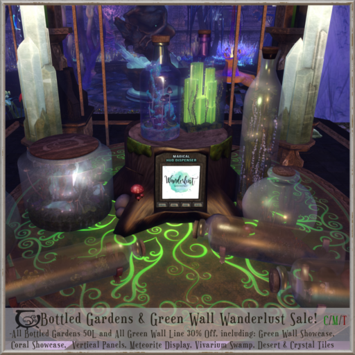 Cerridwen’s Cauldron - Bottled Gardens & Green Wall Set | Love to Decorate