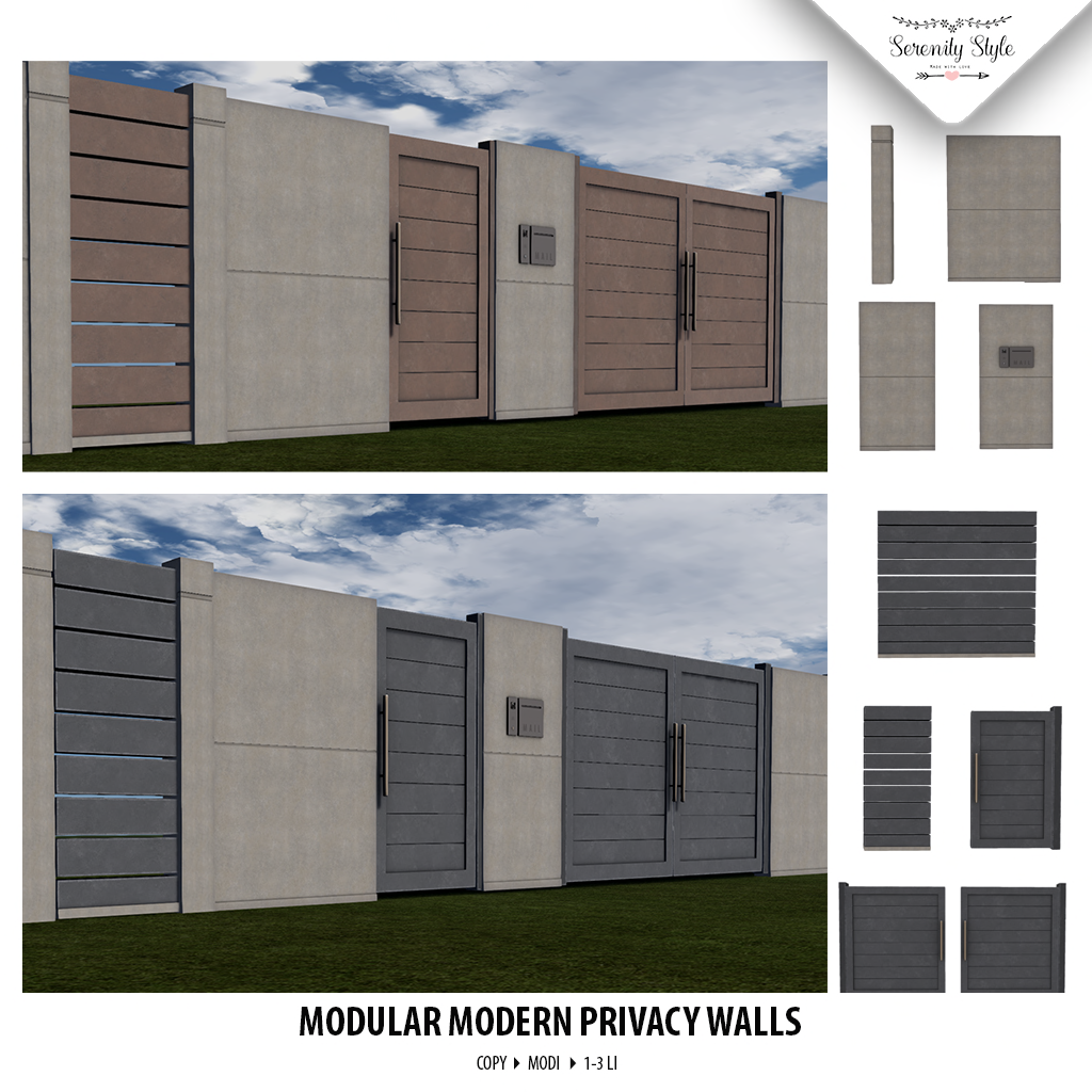 Serenity Style- Modern Privacy Walls