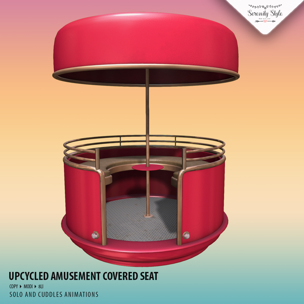Serenity Style – Upcycled Amusement Seat