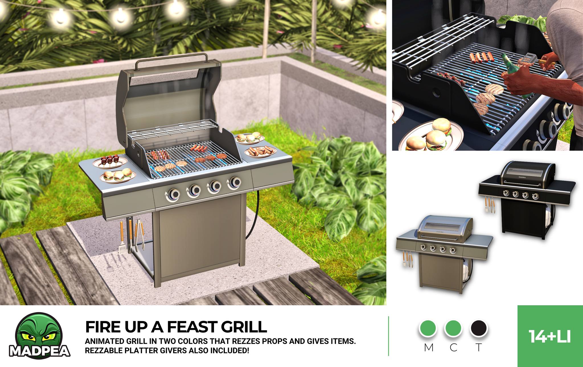 MadPea – Fire up a Feast Grill