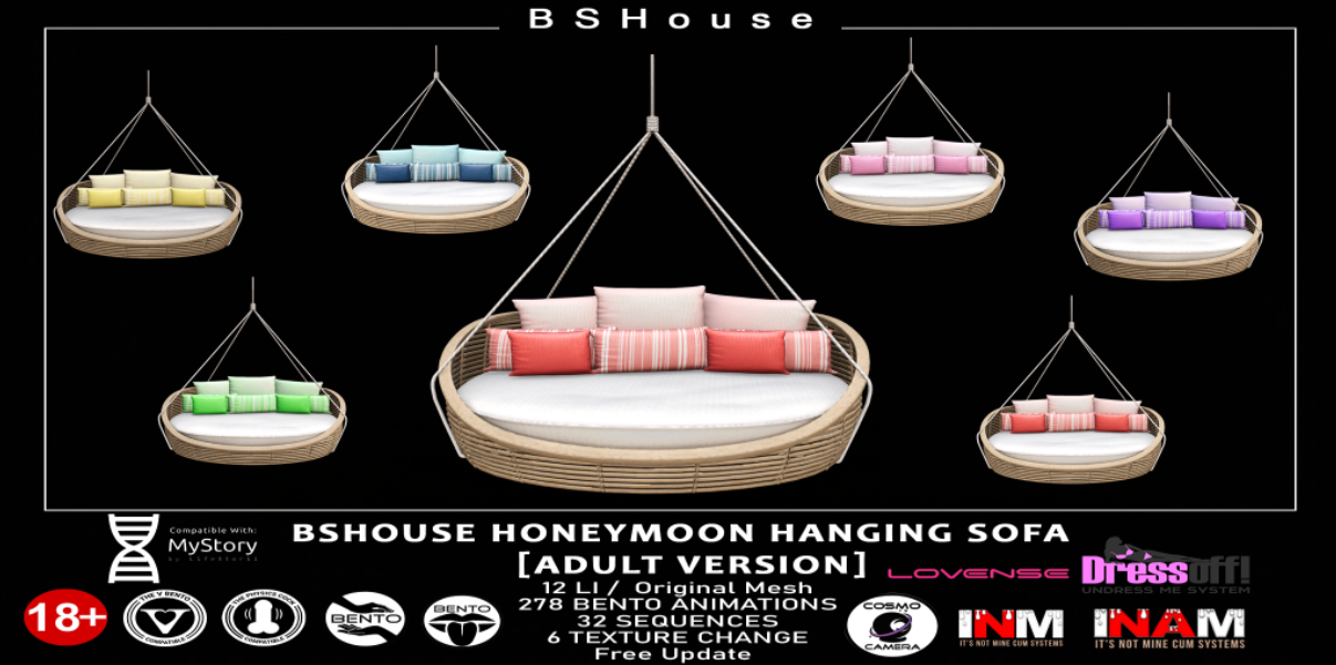 BSHouse – Honeymoon Hanging Sofa