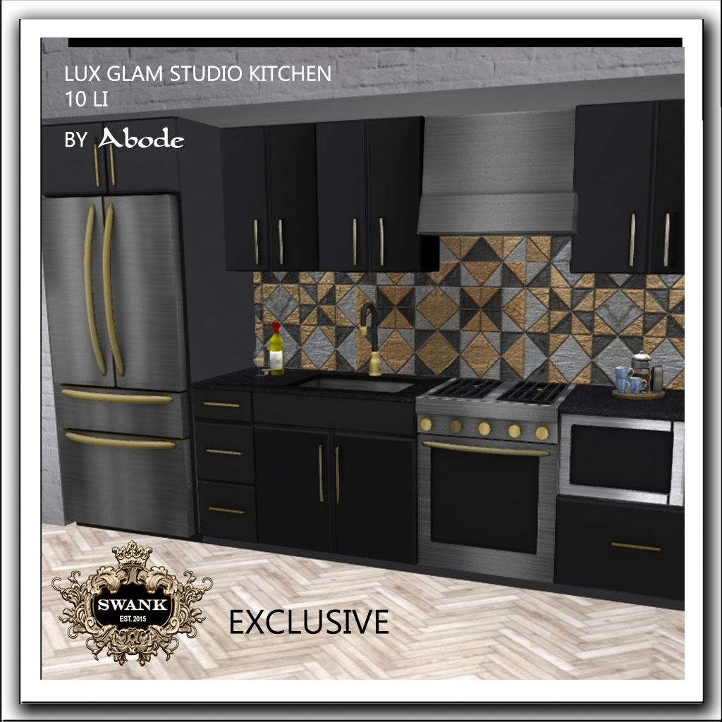 Abode – Lux Glam Studio Kitchen