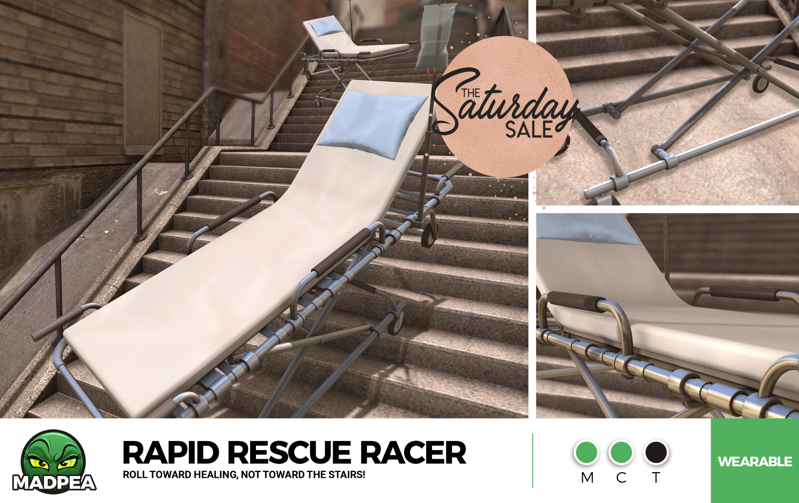 MadPea – Rapid Rescue Racer