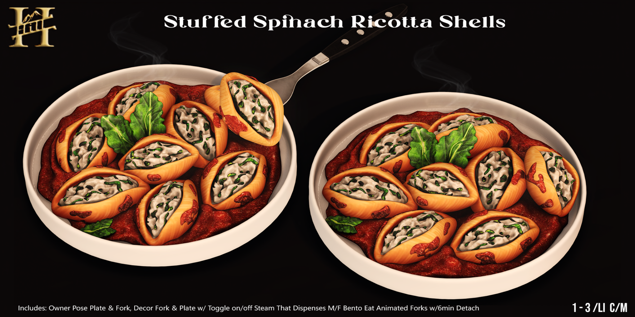 Chef Hill – Stuffed Spinach Ricotta Shells