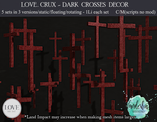 Love– Crux Crosses